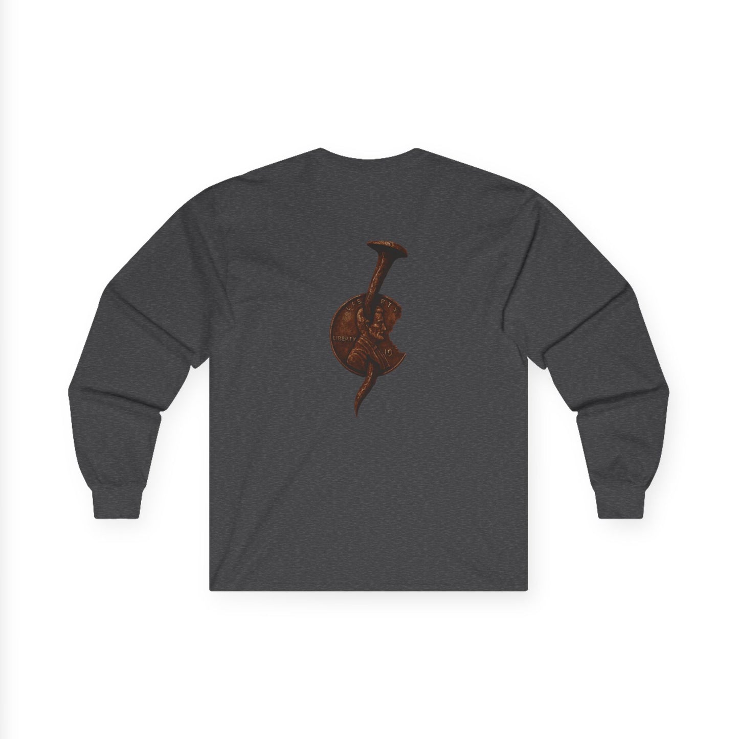 Retro 16Penny Long Sleeve Tee, Unisex Shirt, Vintage Style Apparel, Unique Graphic Tee, Casual Wear, Gift for Him/Her