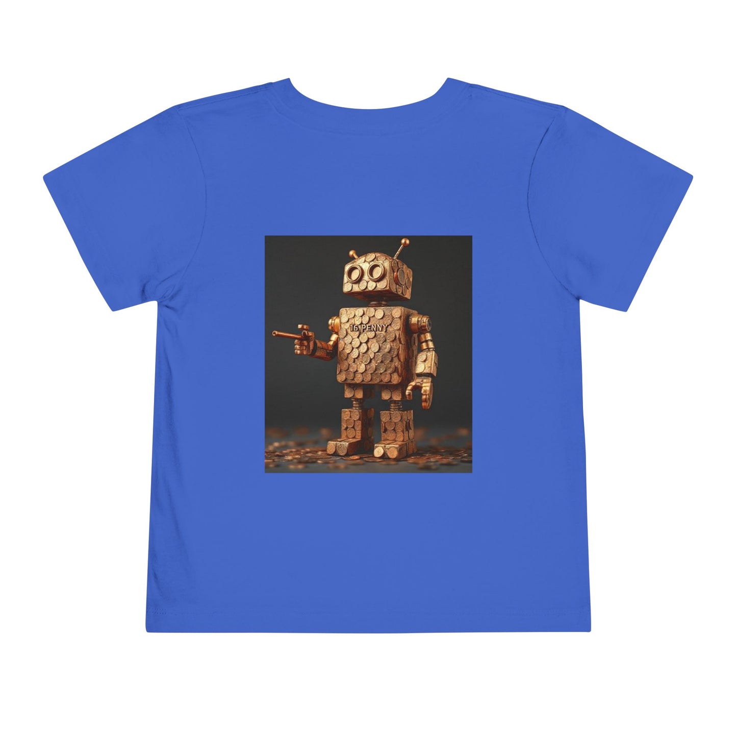 Whimsical Robot Toddler Tee, Funny Kids Shirt, Children's Short Sleeve T-Shirt, Gift for Toddlers, Birthday Outfit, Playful Graphic Tee
