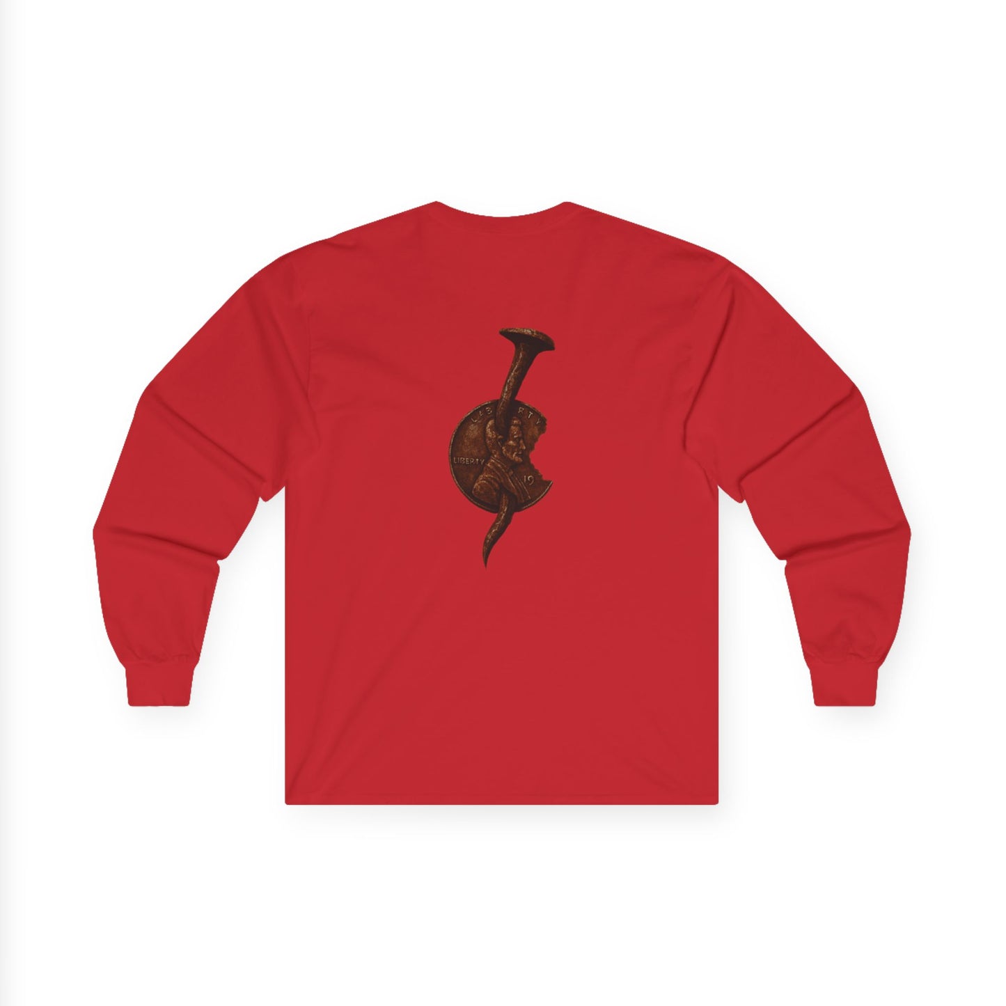 Retro 16Penny Long Sleeve Tee, Unisex Shirt, Vintage Style Apparel, Unique Graphic Tee, Casual Wear, Gift for Him/Her