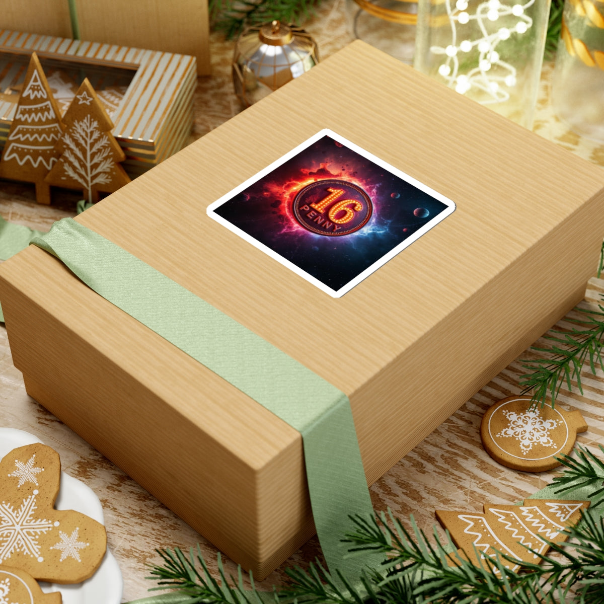 Vibrant Space-Themed Kiss-Cut Stickers, Retro Decor, Laptop Stickers, Cosmic Artwork, Unique Gift for Gamers