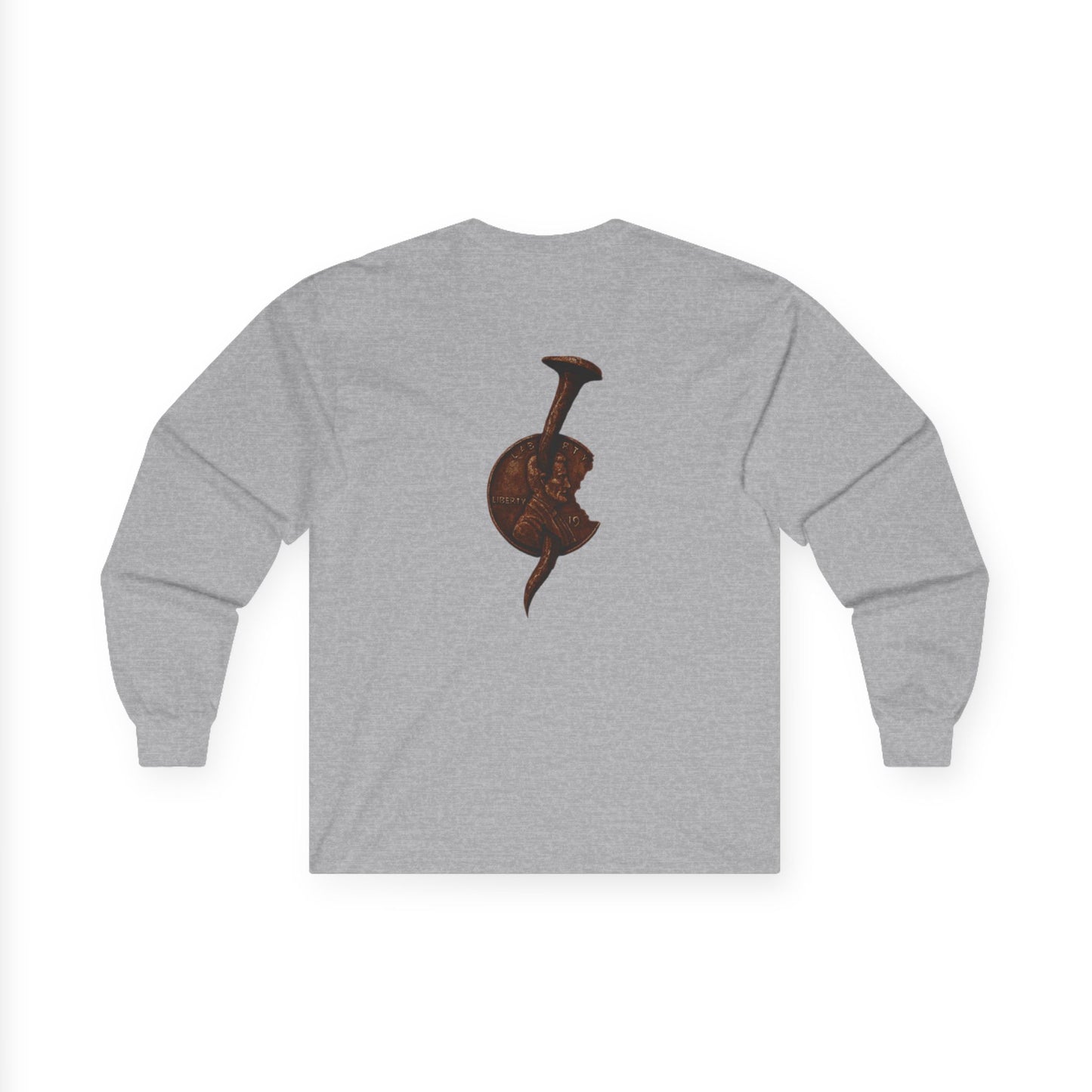 Retro 16Penny Long Sleeve Tee, Unisex Shirt, Vintage Style Apparel, Unique Graphic Tee, Casual Wear, Gift for Him/Her