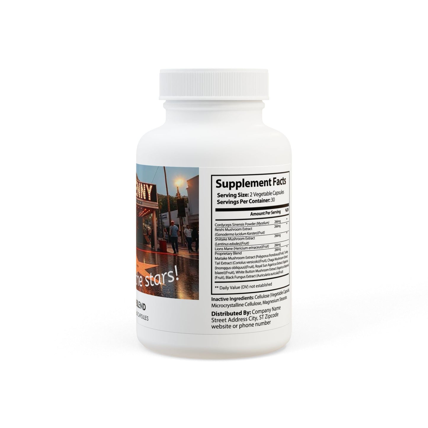 Mushroom Blend Supplement (60 Capsules)