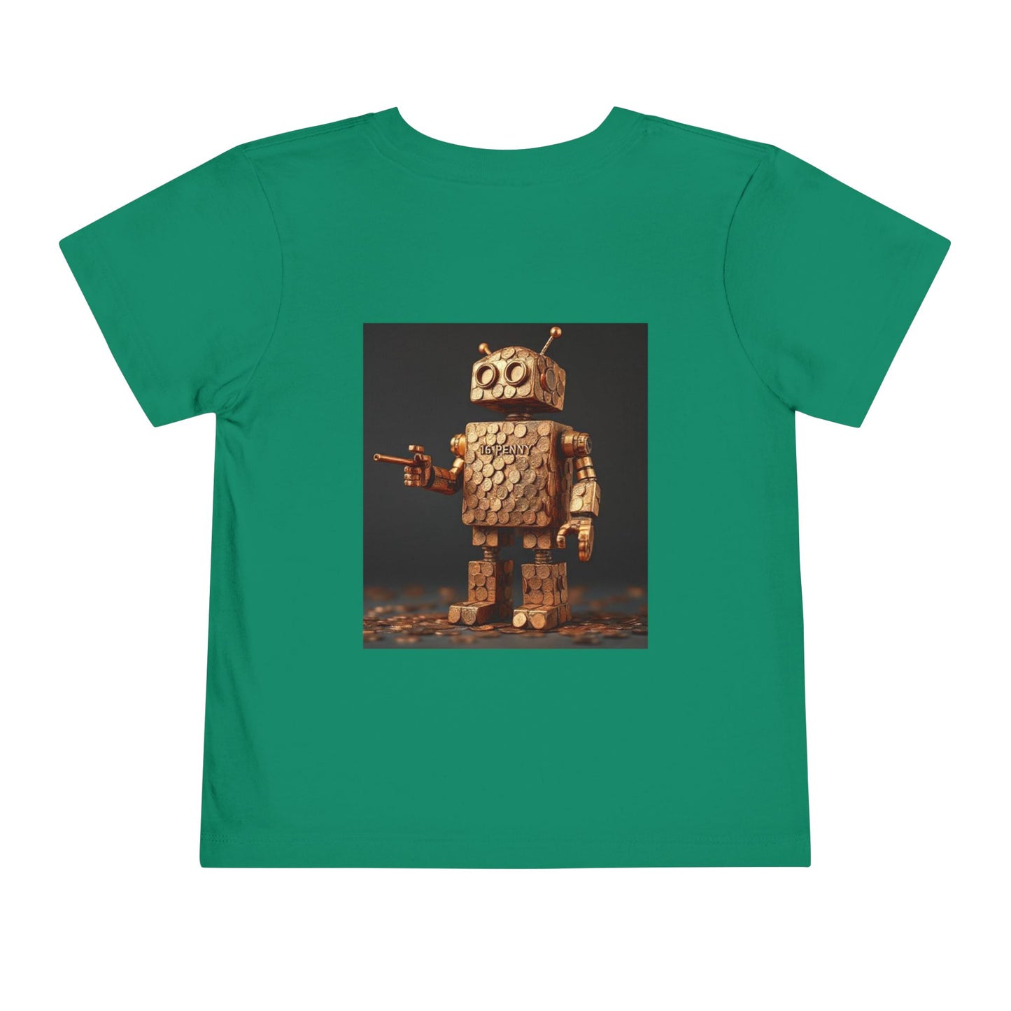 Whimsical Robot Toddler Tee, Funny Kids Shirt, Children's Short Sleeve T-Shirt, Gift for Toddlers, Birthday Outfit, Playful Graphic Tee