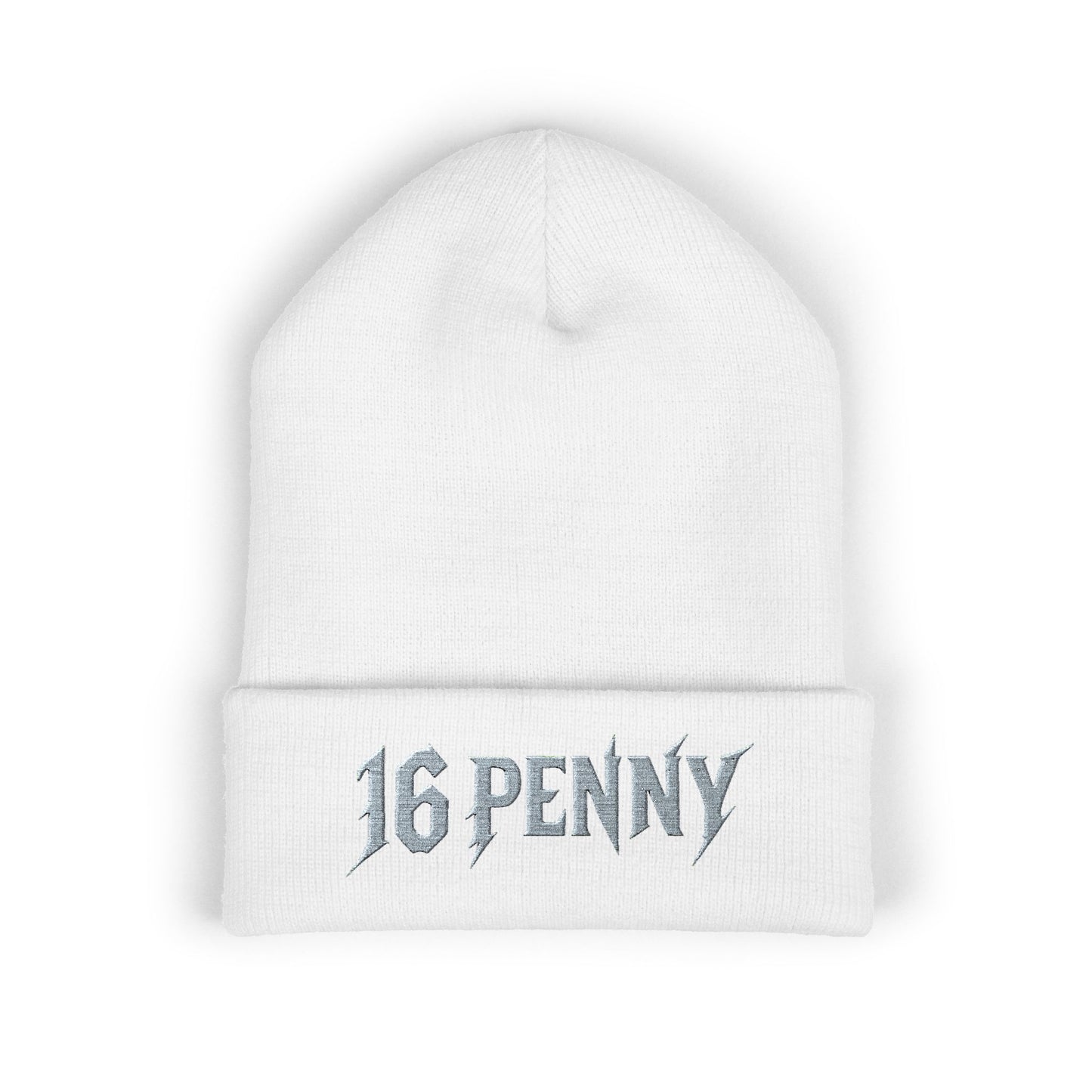 Embroidered Classic Cuffed Beanie - 16 PENNY Design