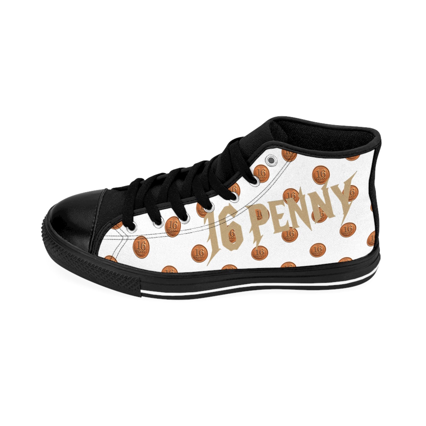 Classic Casual Sneakers for Trendsetters, Unique High-Top Shoes, Men’s Fashion Footwear, Personalized Gift for Him, Vintage Style Sneakers
