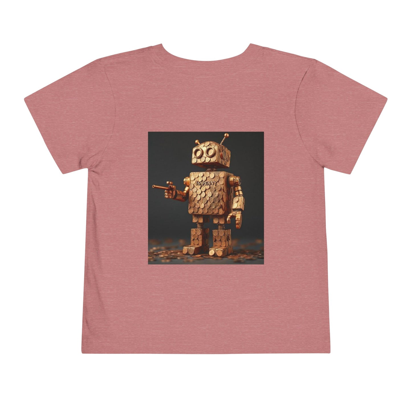 Whimsical Robot Toddler Tee, Funny Kids Shirt, Children's Short Sleeve T-Shirt, Gift for Toddlers, Birthday Outfit, Playful Graphic Tee