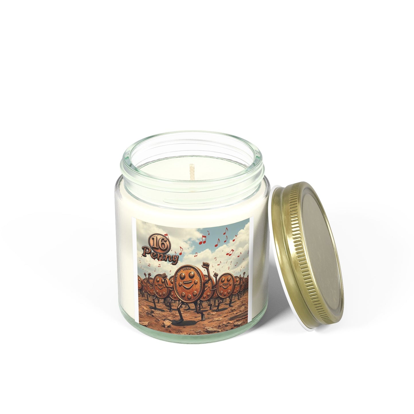 Scented Candles, Coconut Apricot Wax (4oz, 9oz)