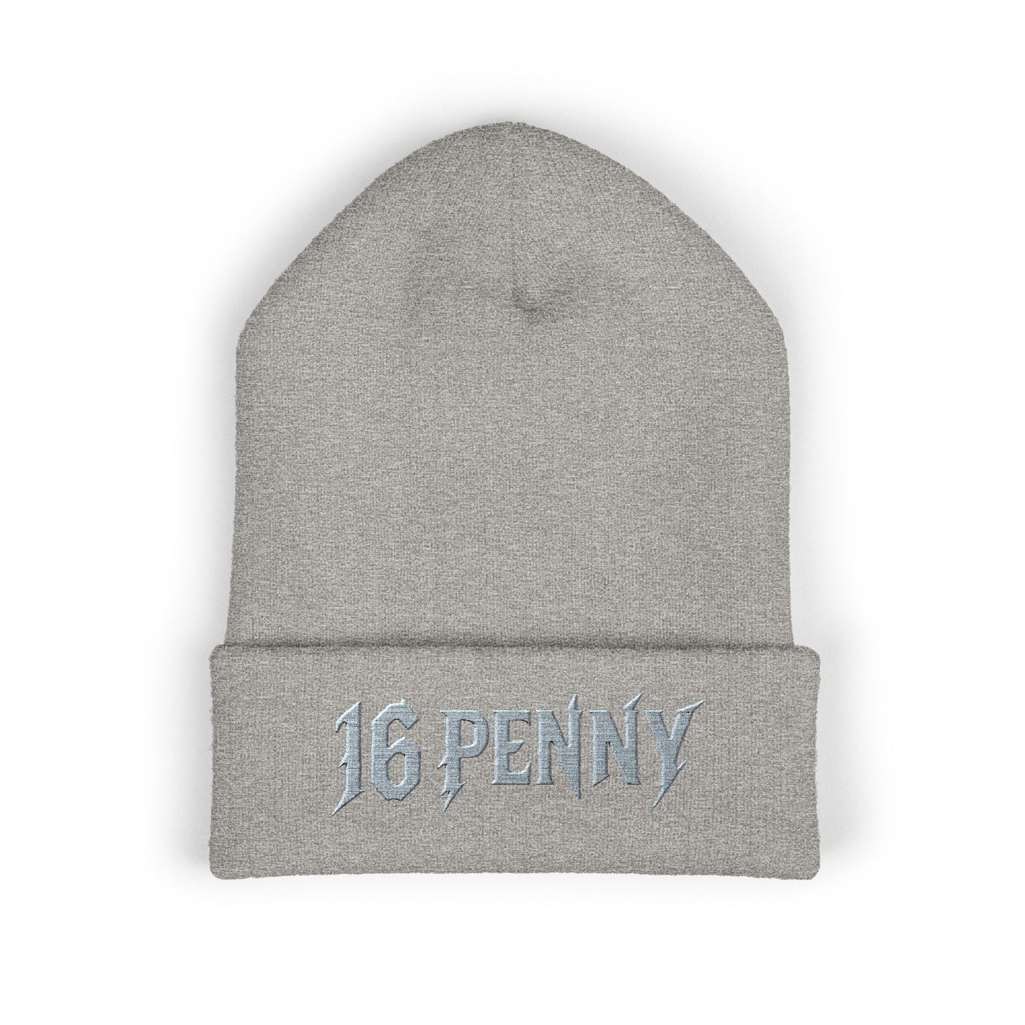 Embroidered Classic Cuffed Beanie - 16 PENNY Design