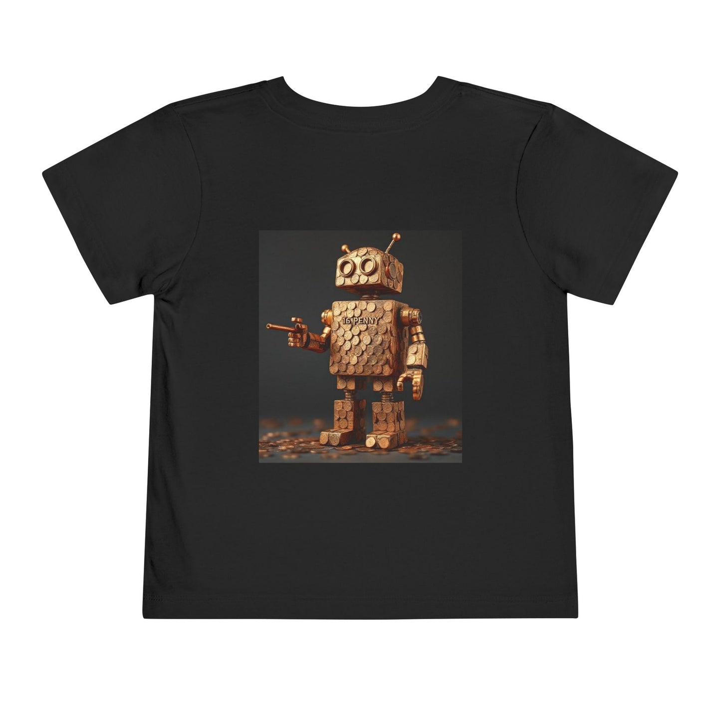 Whimsical Robot Toddler Tee, Funny Kids Shirt, Children's Short Sleeve T-Shirt, Gift for Toddlers, Birthday Outfit, Playful Graphic Tee