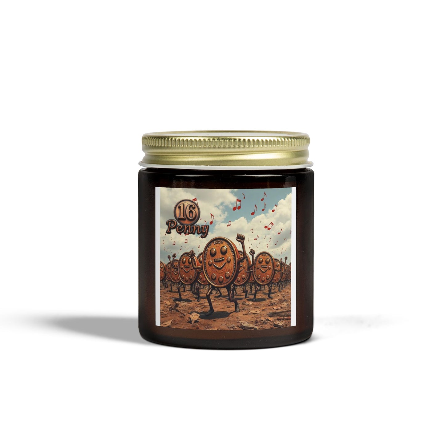 Scented Candles, Coconut Apricot Wax (4oz, 9oz)