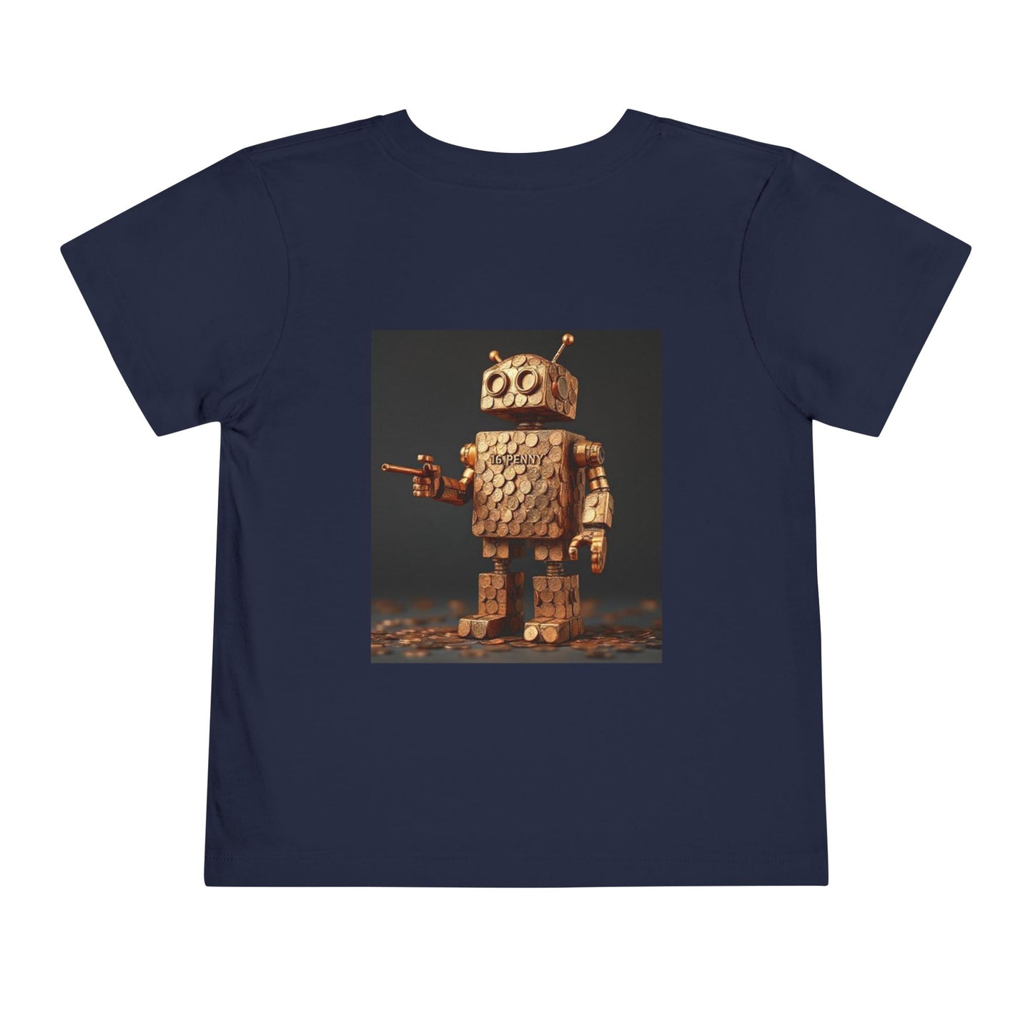 Whimsical Robot Toddler Tee, Funny Kids Shirt, Children's Short Sleeve T-Shirt, Gift for Toddlers, Birthday Outfit, Playful Graphic Tee