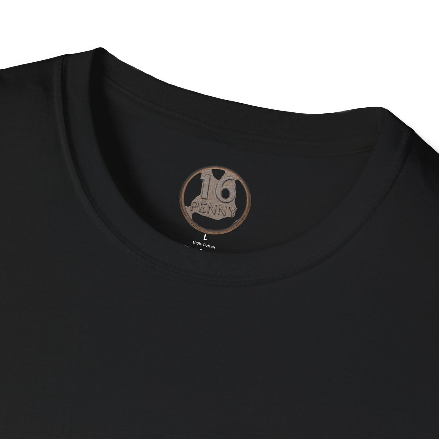 16 Penny Unisex Softstyle T-Shirt - Fun Graphic Tee for Coin Lovers, Unique Gift, Casual Wear, Birthday Celebration, Nostalgia Inspired