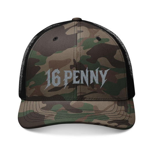 Stylish Camouflage Trucker Hat, Embroidered Cap for Outdoor Adventures, Casual Wear, Gift for Hunters, Camping, Fishing