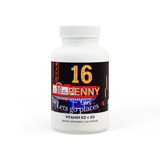 Vitamin K2 + D3 Supplement (60 Capsules)