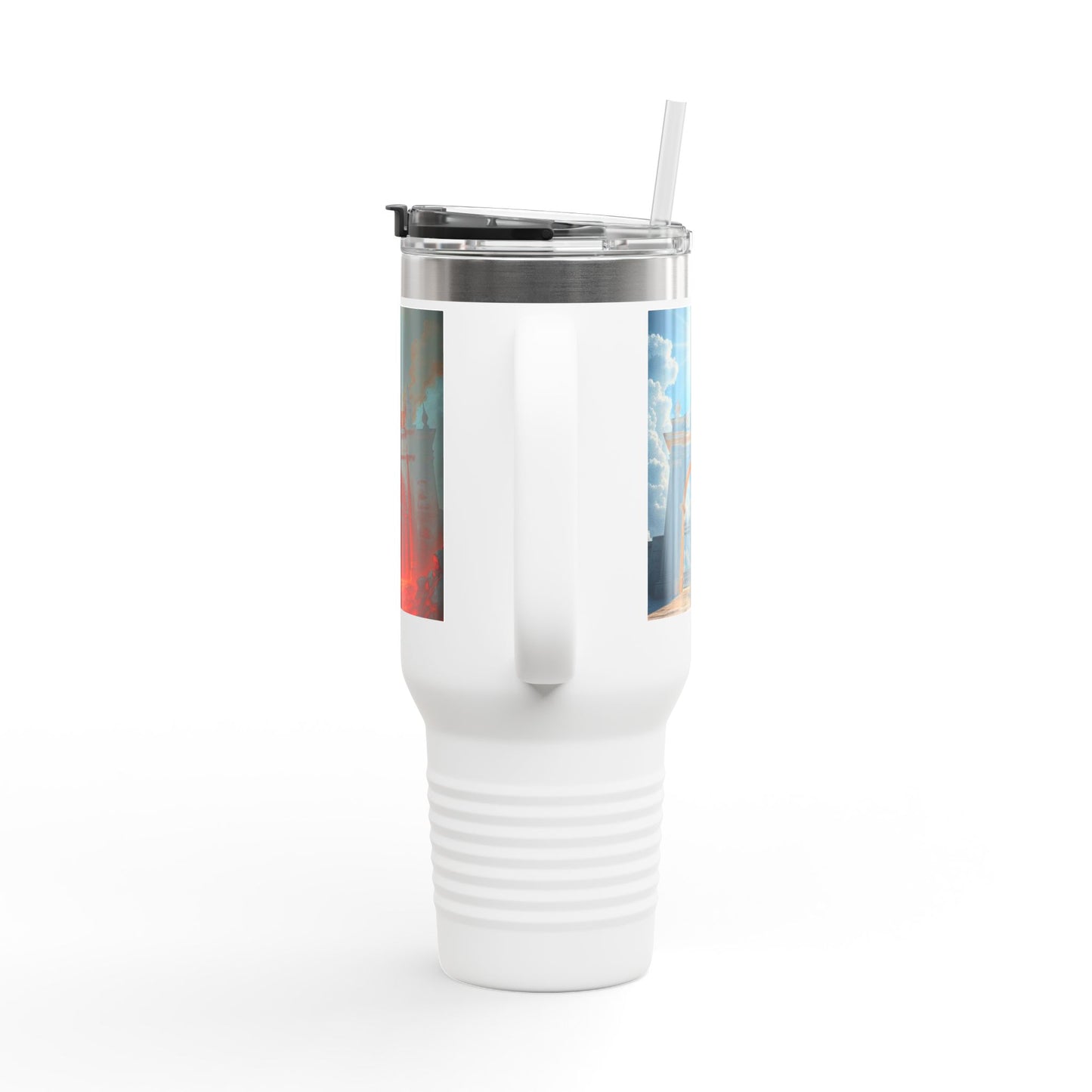 40oz Insulated Travel Mug - Adventure Awaits, Perfect for Road Trips, Camping, Hiking, Travel Gifts, or Coffee Lovers