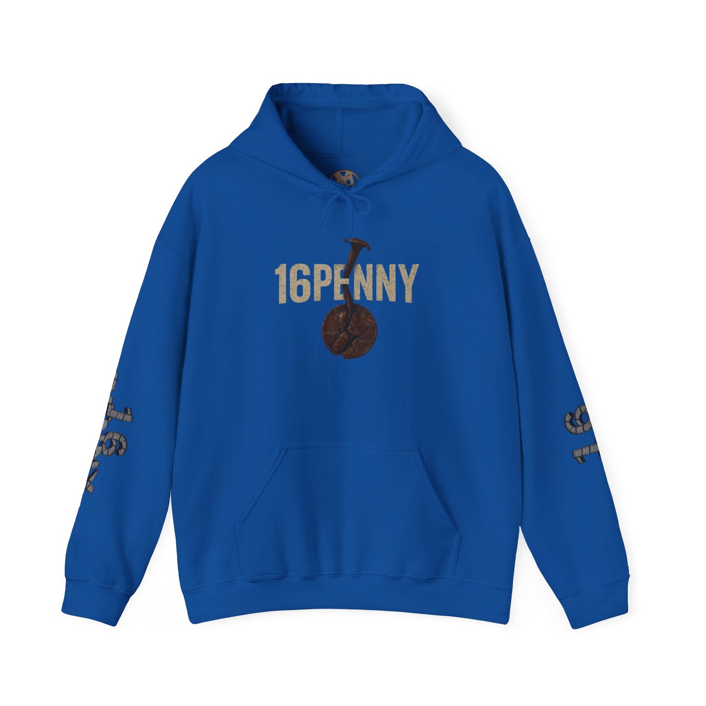 16 Penny Graphic Hoodie | Unisex Heavy Blend Sweatshirt for Casual Style, Gift for Music Lovers, Cozy Layering, Everyday Comfort