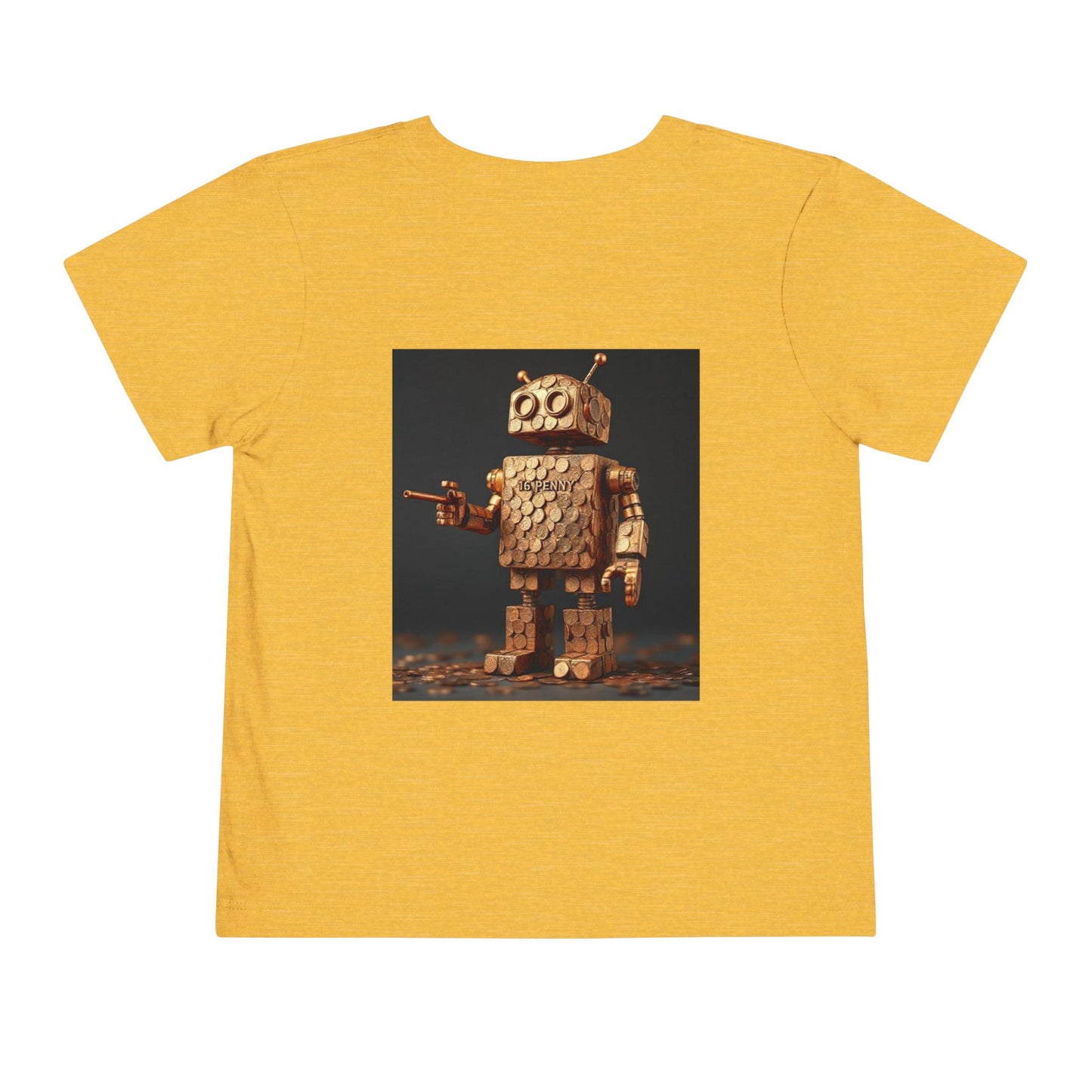 Whimsical Robot Toddler Tee, Funny Kids Shirt, Children's Short Sleeve T-Shirt, Gift for Toddlers, Birthday Outfit, Playful Graphic Tee