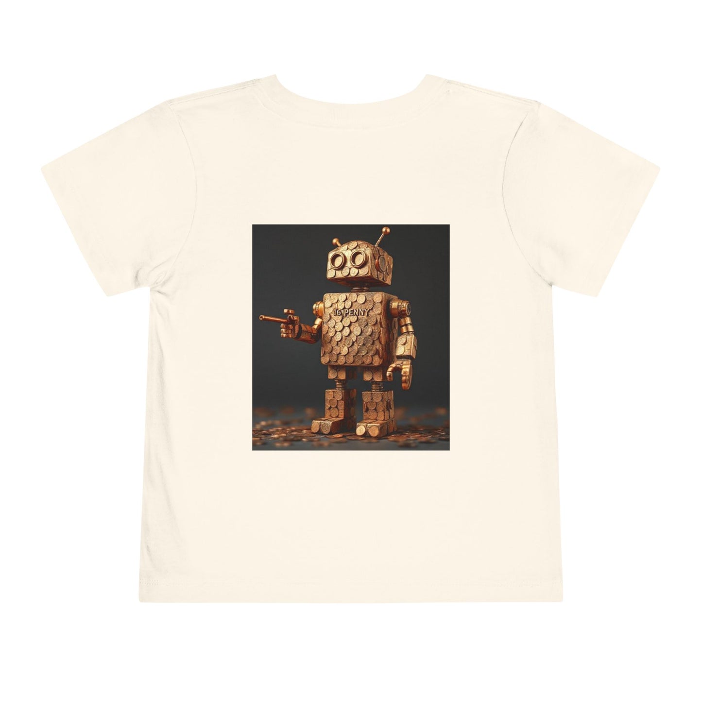Whimsical Robot Toddler Tee, Funny Kids Shirt, Children's Short Sleeve T-Shirt, Gift for Toddlers, Birthday Outfit, Playful Graphic Tee