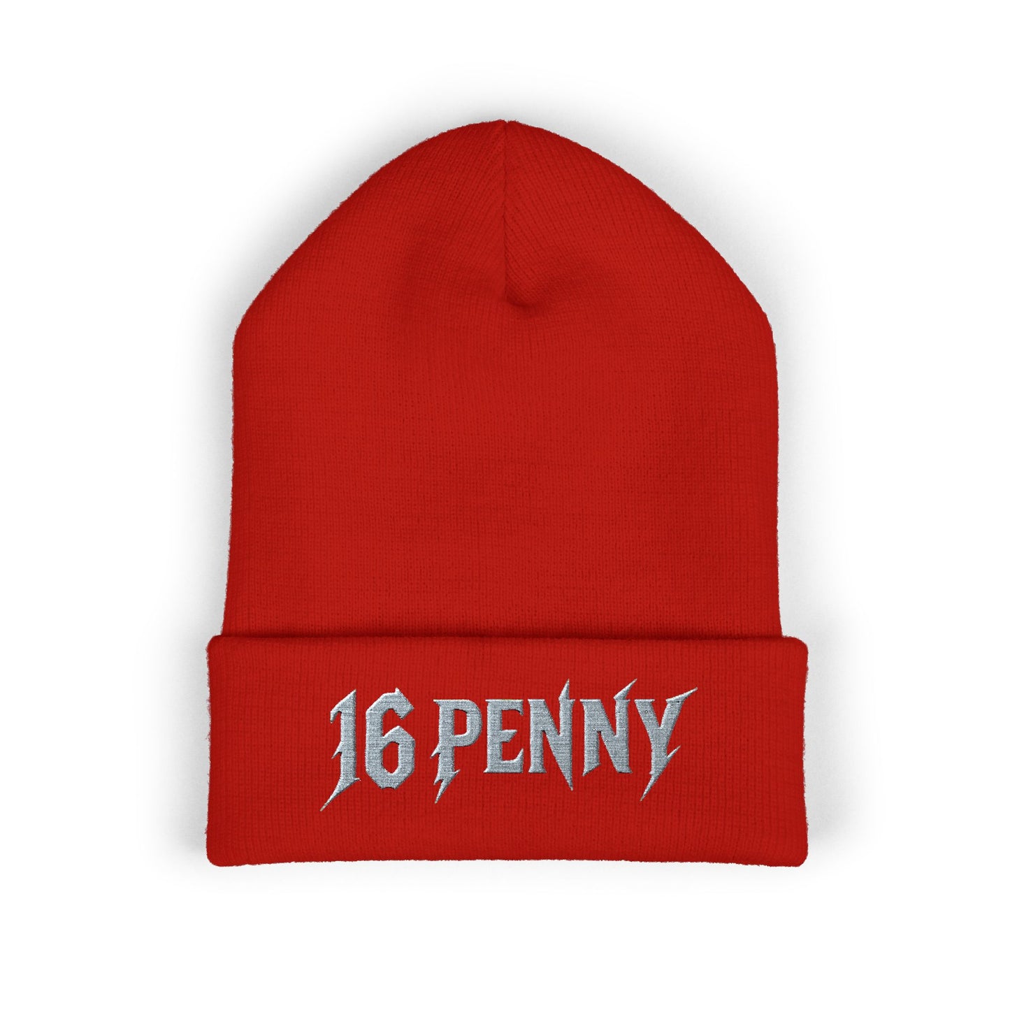 Embroidered Classic Cuffed Beanie - 16 PENNY Design