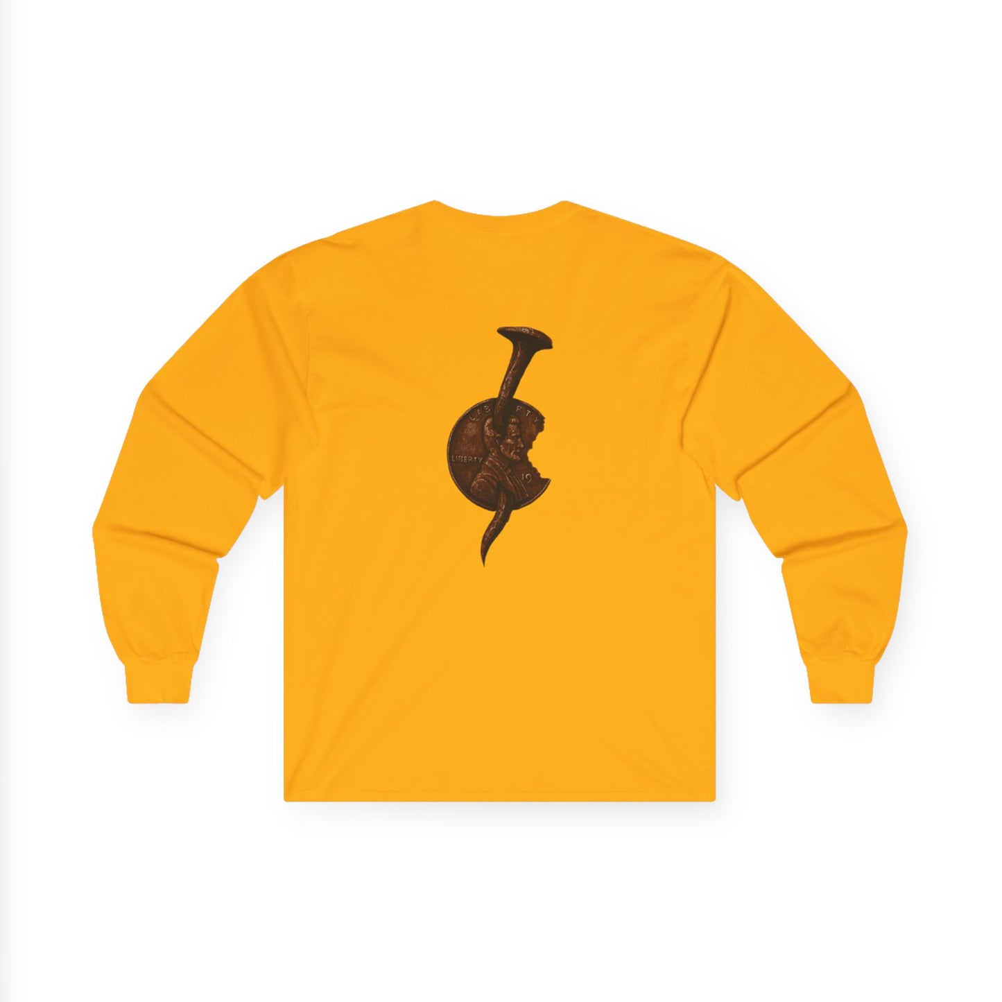 Retro 16Penny Long Sleeve Tee, Unisex Shirt, Vintage Style Apparel, Unique Graphic Tee, Casual Wear, Gift for Him/Her
