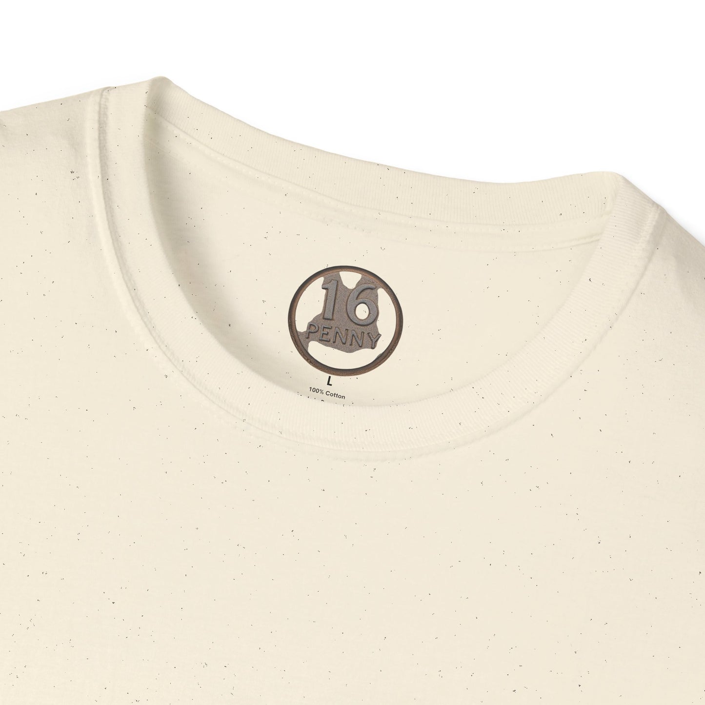 16 Penny Unisex Softstyle T-Shirt - Fun Graphic Tee for Coin Lovers, Unique Gift, Casual Wear, Birthday Celebration, Nostalgia Inspired