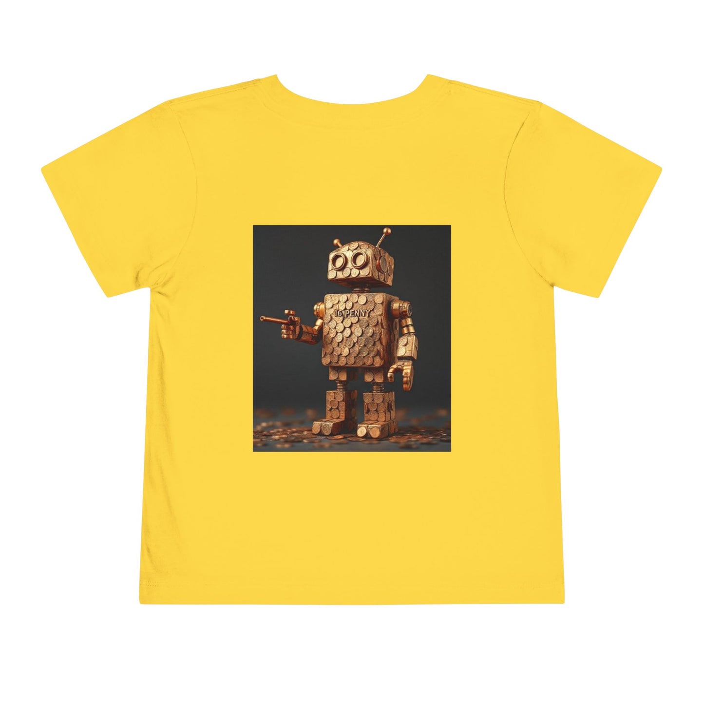 Whimsical Robot Toddler Tee, Funny Kids Shirt, Children's Short Sleeve T-Shirt, Gift for Toddlers, Birthday Outfit, Playful Graphic Tee