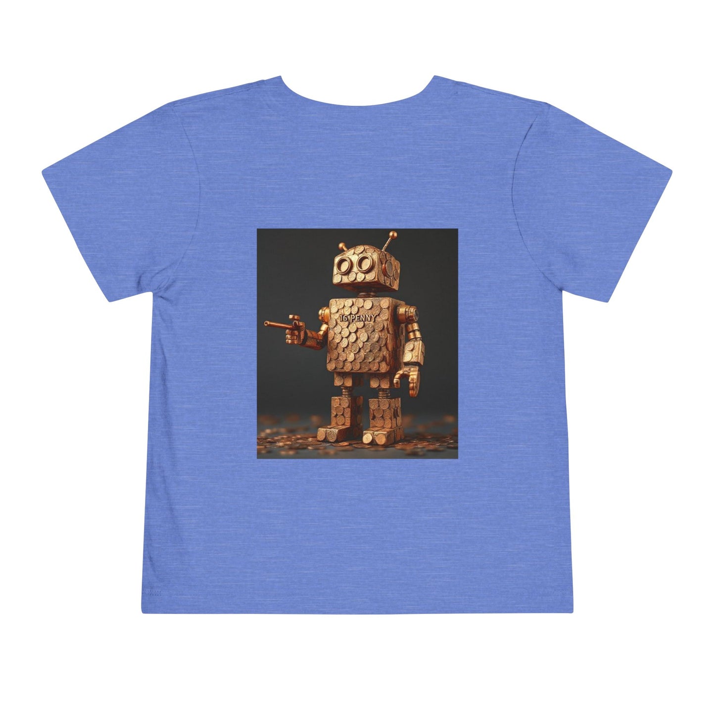 Whimsical Robot Toddler Tee, Funny Kids Shirt, Children's Short Sleeve T-Shirt, Gift for Toddlers, Birthday Outfit, Playful Graphic Tee