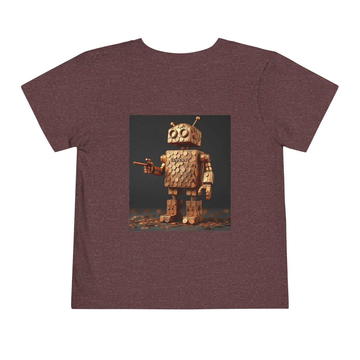 Whimsical Robot Toddler Tee, Funny Kids Shirt, Children's Short Sleeve T-Shirt, Gift for Toddlers, Birthday Outfit, Playful Graphic Tee