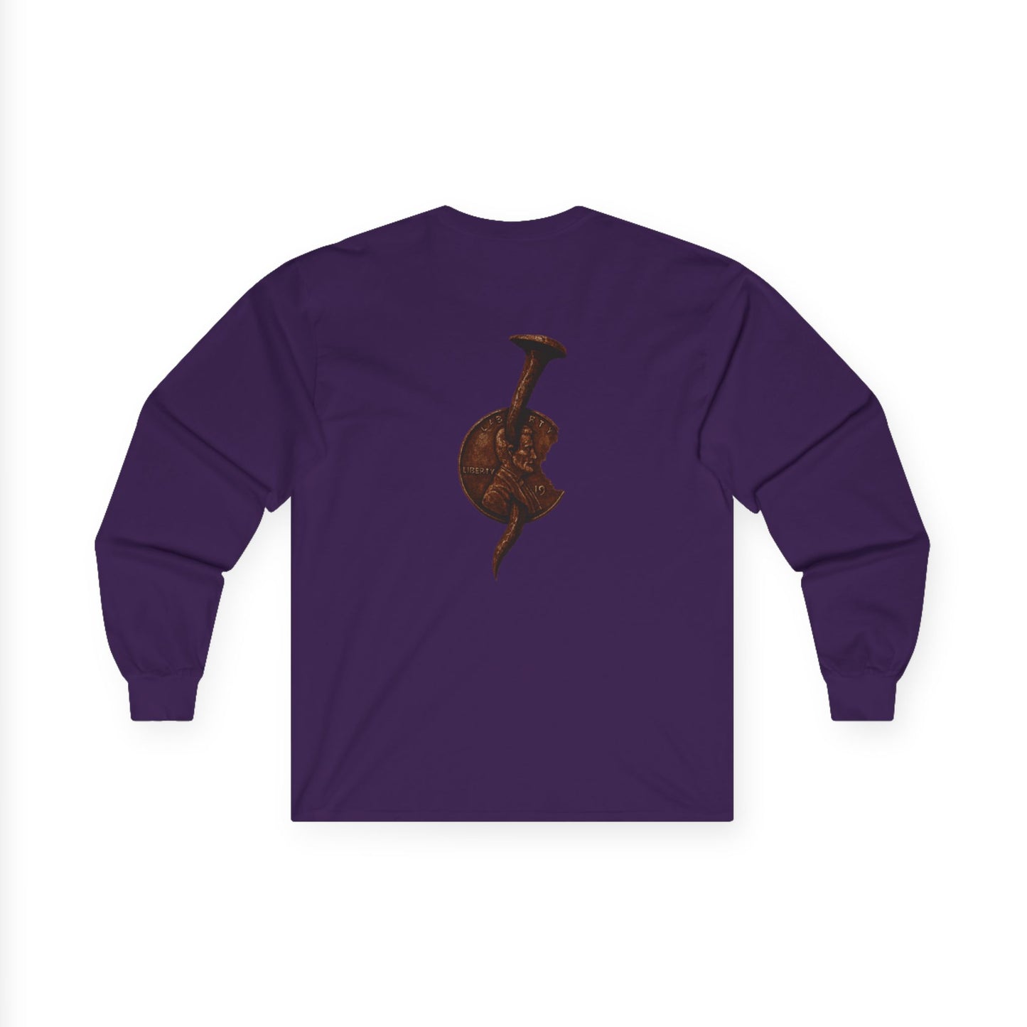 Retro 16Penny Long Sleeve Tee, Unisex Shirt, Vintage Style Apparel, Unique Graphic Tee, Casual Wear, Gift for Him/Her