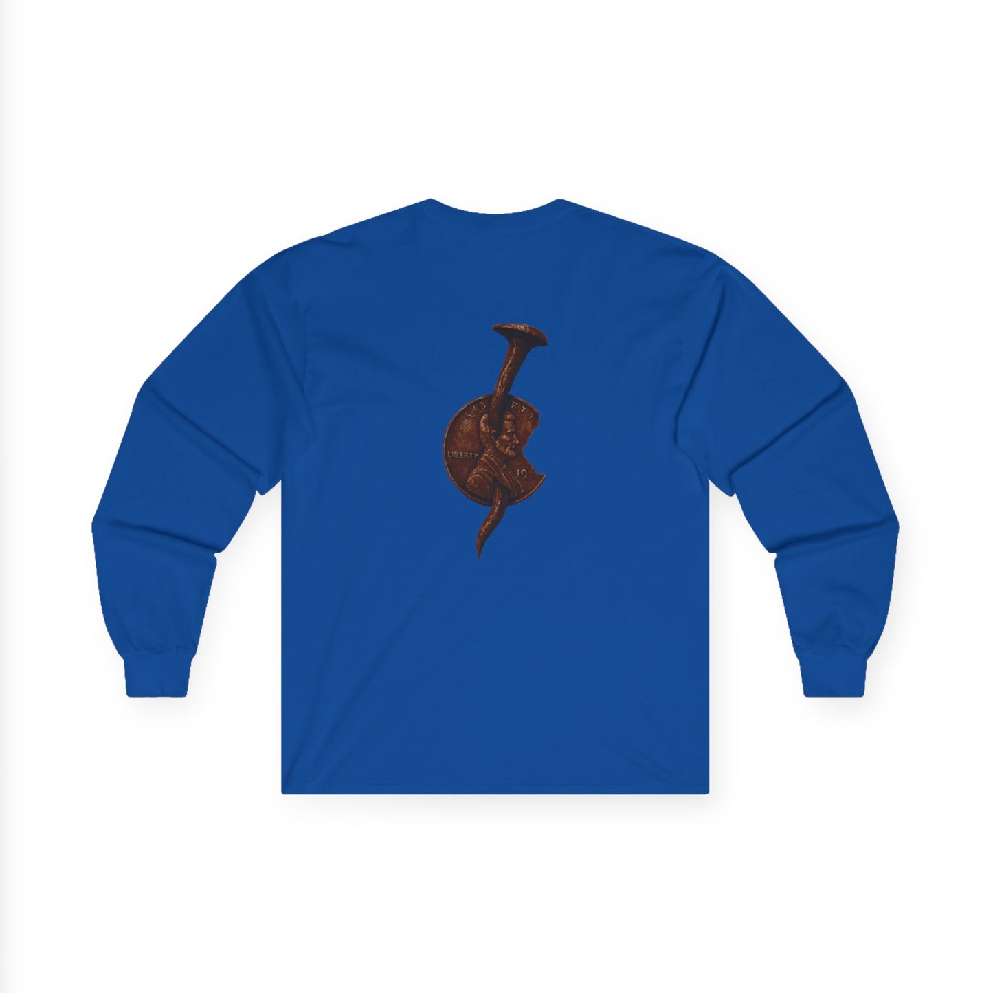 Retro 16Penny Long Sleeve Tee, Unisex Shirt, Vintage Style Apparel, Unique Graphic Tee, Casual Wear, Gift for Him/Her