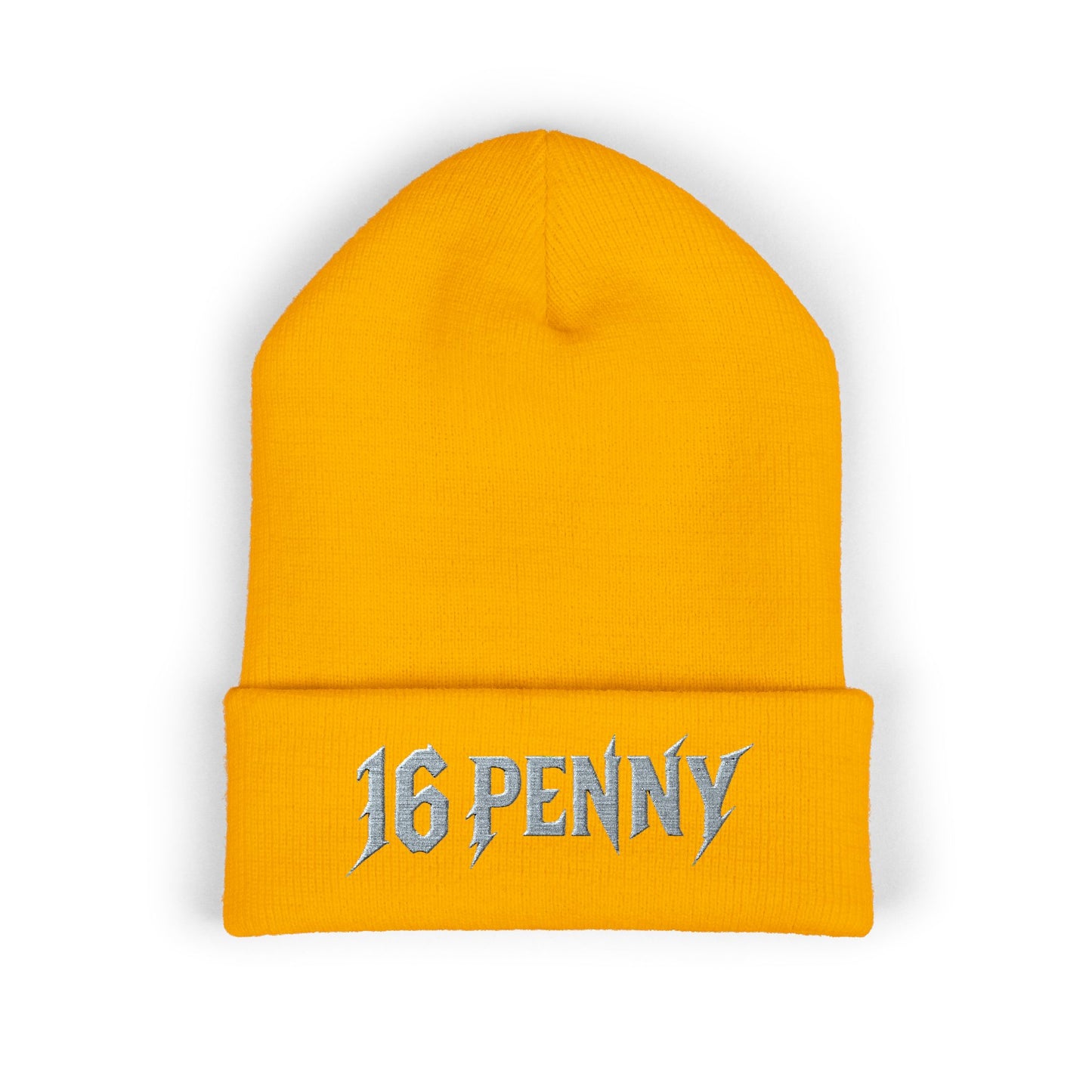 Embroidered Classic Cuffed Beanie - 16 PENNY Design