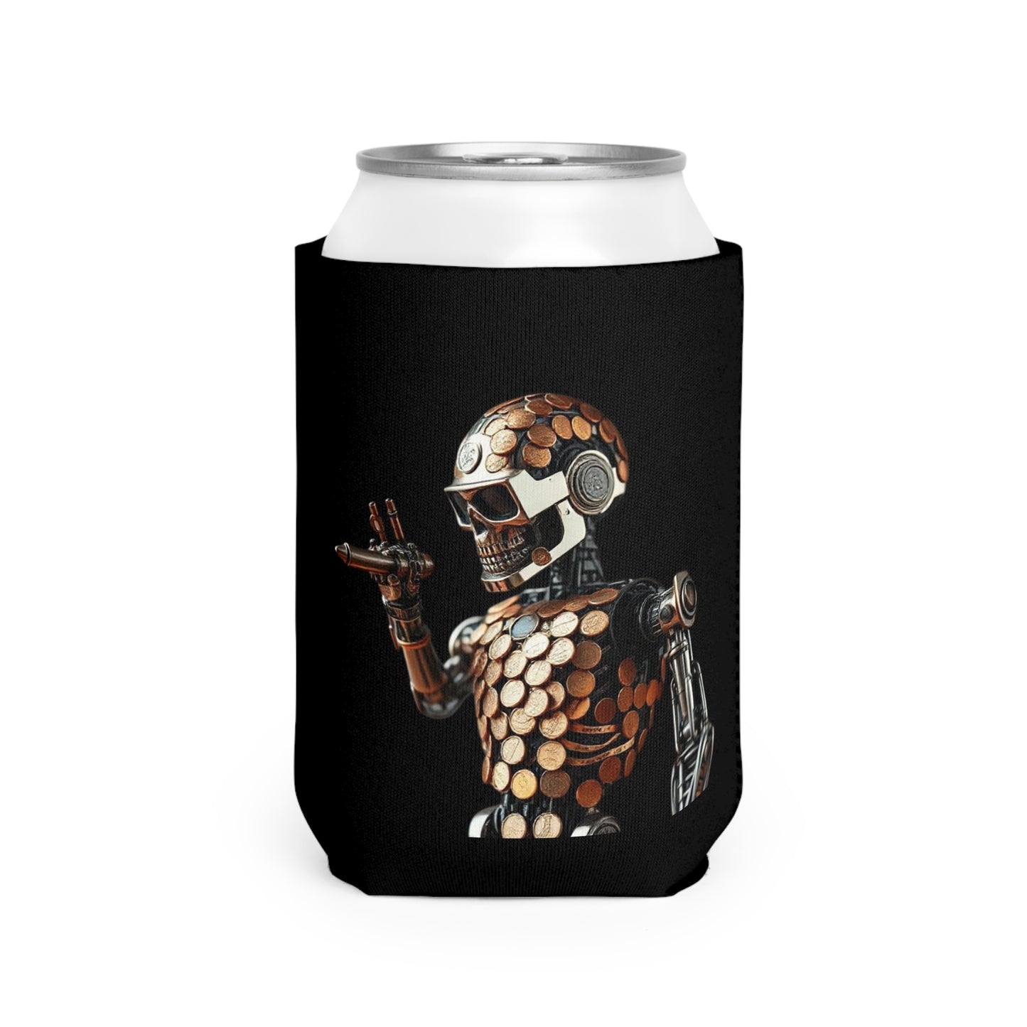 Unique Can Cooler Sleeve for Parties, Retro Vibe, Perfect for BBQs, Festivals, and Tailgates, Great Gift Idea, Insulated Beverage Holder