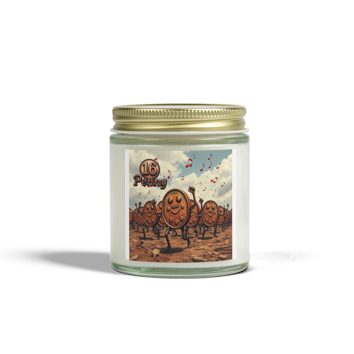 Scented Candles, Coconut Apricot Wax (4oz, 9oz)