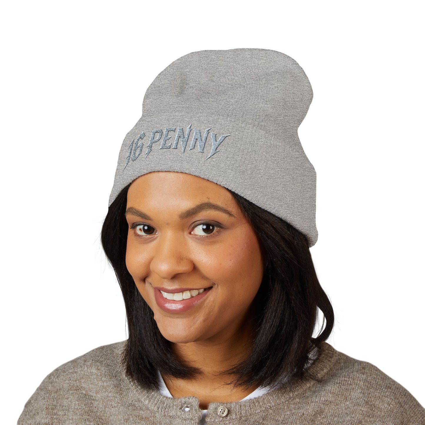 Embroidered Classic Cuffed Beanie - 16 PENNY Design