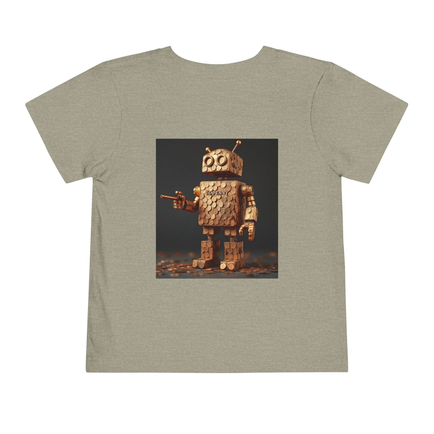 Whimsical Robot Toddler Tee, Funny Kids Shirt, Children's Short Sleeve T-Shirt, Gift for Toddlers, Birthday Outfit, Playful Graphic Tee