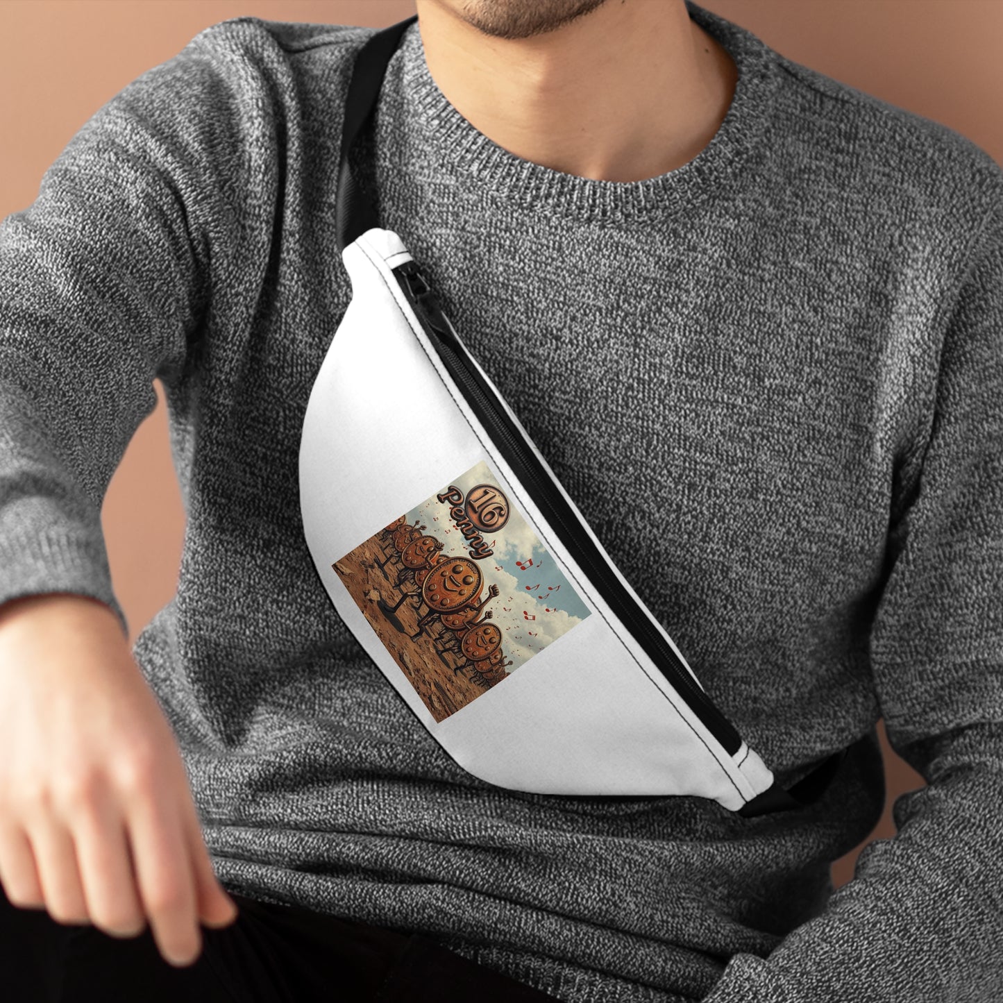 Stylish Fanny Pack with Fun Design, Great for Festivals, Travel, and Everyday Use, Ideal Gift for Music Lovers, Unique Bag for Outdoor [...]
