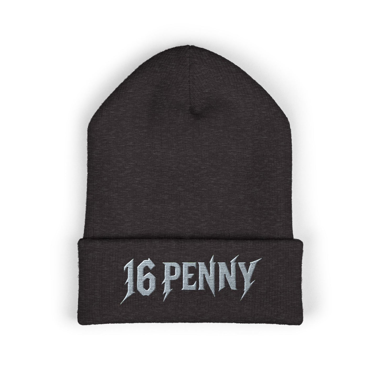 Embroidered Classic Cuffed Beanie - 16 PENNY Design
