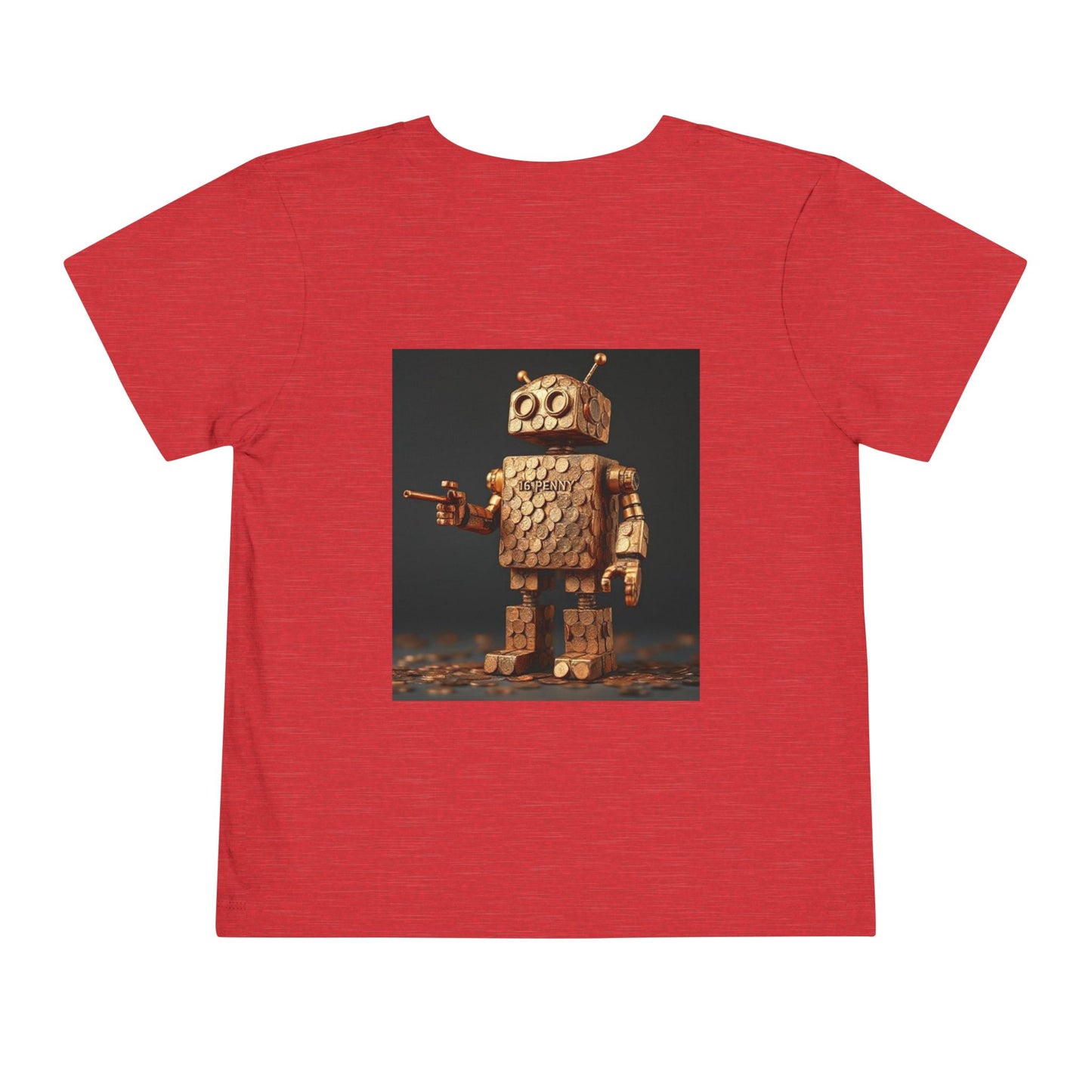 Whimsical Robot Toddler Tee, Funny Kids Shirt, Children's Short Sleeve T-Shirt, Gift for Toddlers, Birthday Outfit, Playful Graphic Tee