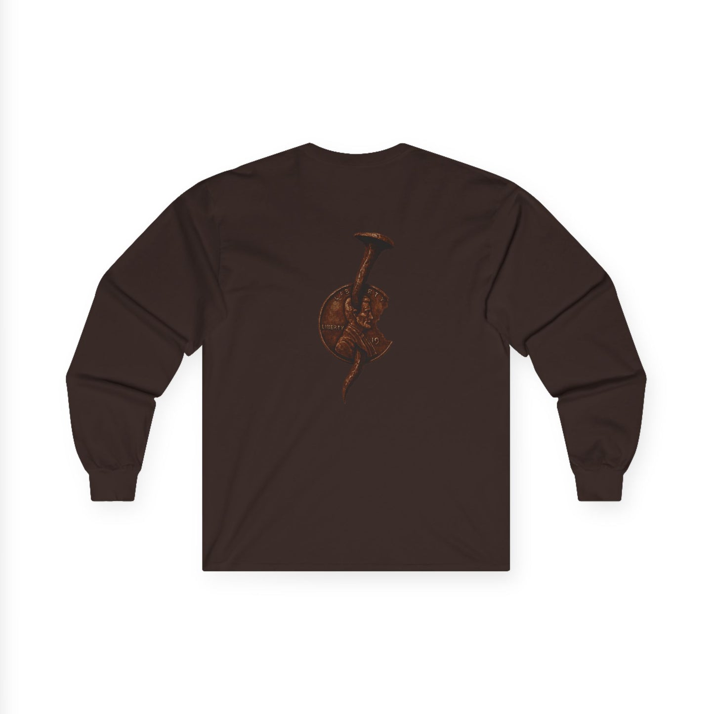 Retro 16Penny Long Sleeve Tee, Unisex Shirt, Vintage Style Apparel, Unique Graphic Tee, Casual Wear, Gift for Him/Her