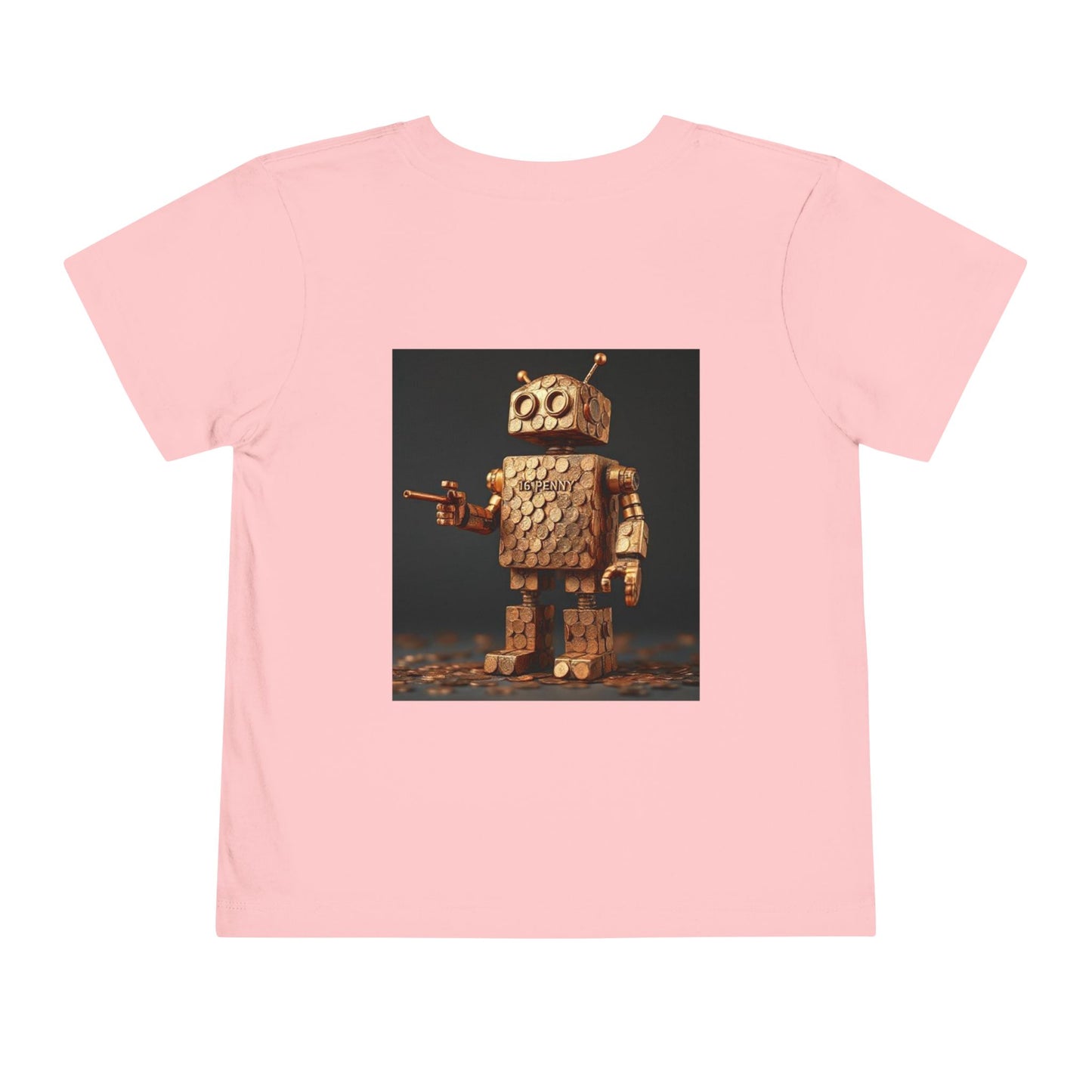 Whimsical Robot Toddler Tee, Funny Kids Shirt, Children's Short Sleeve T-Shirt, Gift for Toddlers, Birthday Outfit, Playful Graphic Tee